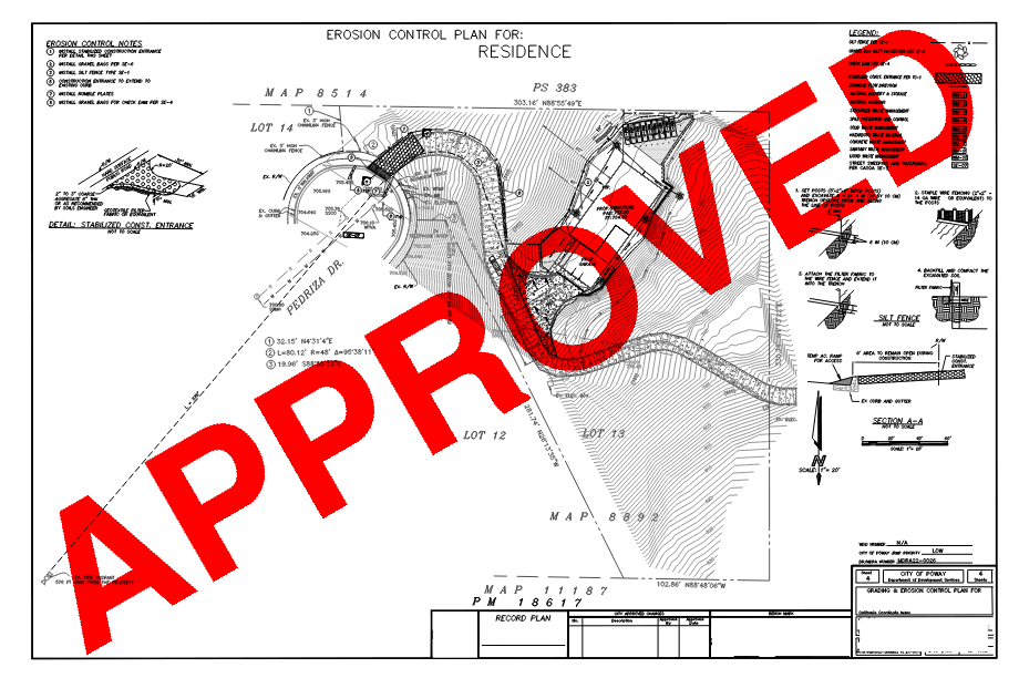 Permit-approved plan sheet 7, engineered and stamped by Eagle Construction & Engineering