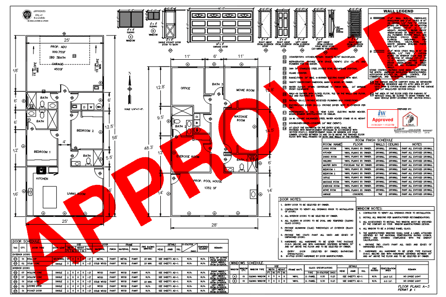Permit-approved plan sheet 13, engineered and stamped by Eagle Construction & Engineering